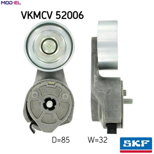 Belt tensioner vribbed - belt,