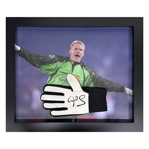 Peter schmeichel signed - peter, framed