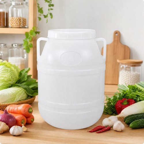 Food grade plastic barrel with - barrel,
