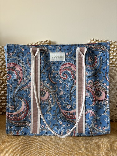 Joules blue paisley canvas - blue,