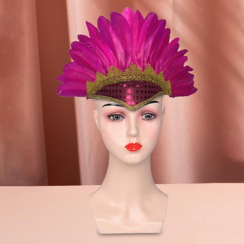 Feather headdress costume - headdress,