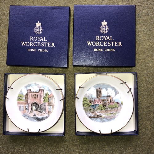 Royal worcester wall plates - worcester,