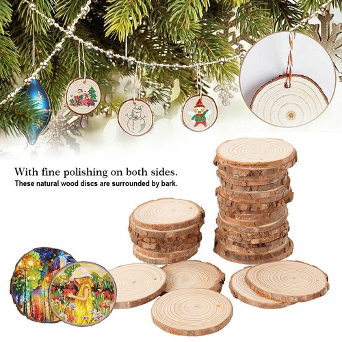 Wooden slices 8cm - wooden,