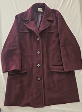W Vintage Womens Coat Red