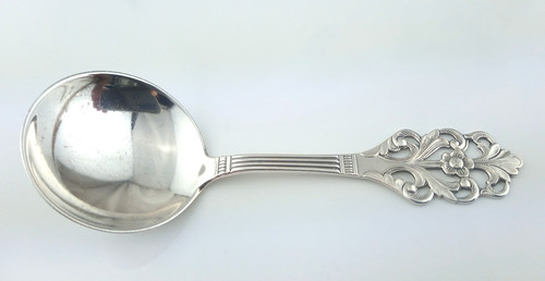 Antique 830s silver caddy - antique,