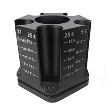 Coin Counter Coin Sorter, 2 In-1 Desk Organizer, 360°Rotatable Coin Sorter3183