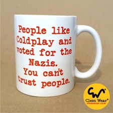 PEEP SHOW Super Hans mug funny cup People Like Coldplay inspired tv comedy