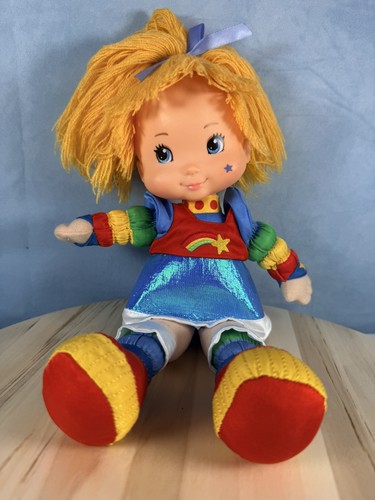 Rare rainbow brite plush - rainbow, 12"