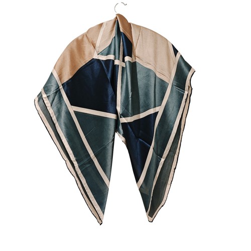 Valentino silk scarf blue - silk, –