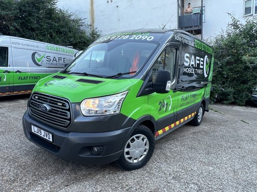 Fully equipped mobile tyre - equipped,