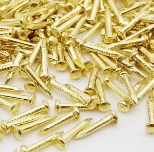 Asst sizes gold nail pins - asst,