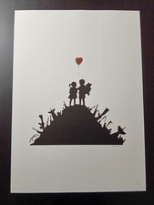 BANSY Numbered Litho Poster 19,5x27,5 POP ART