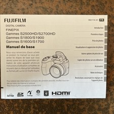 Fujifilm Finepix S2500 / S2700HD / S1800/1900/1600/1700 - Manual de base