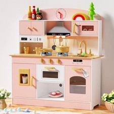Wooden Play Kitchen Set