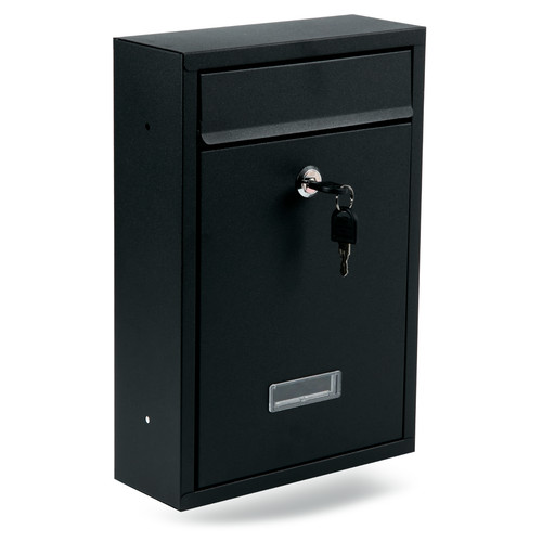 Large outdoor steel - post, box