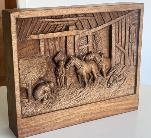 Folk art arts crafts - art, wooden