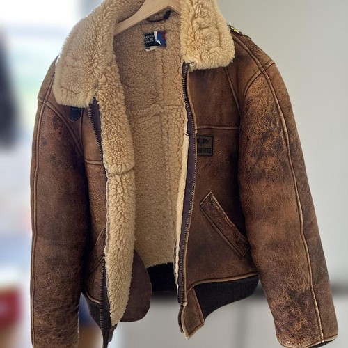 Schott shearling leather - b-6,