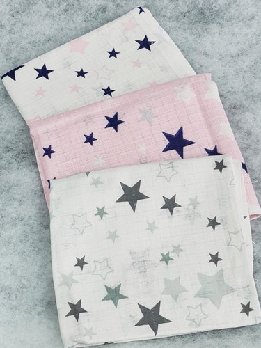 Pack muslin squares large - muslin,