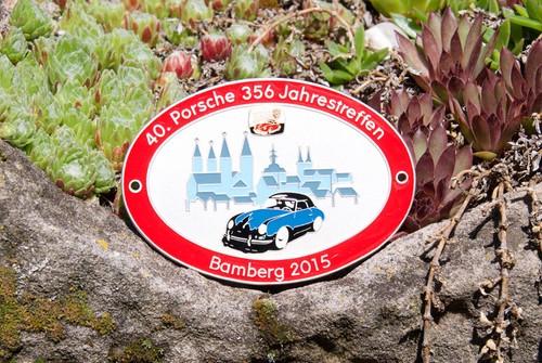 Vintage enamel automobile car - enamel,