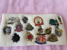 15 Assorted Police Pin Badges