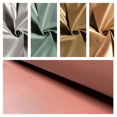 Metallic leatherette fabric - metallic,