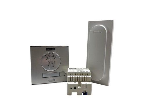 Door intercom set - door, city