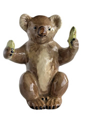 Beswick Koala Bear with Fruit, Grey Gloss  3.5 inches High #1089 1947-1971 VTG