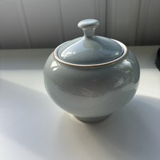 Denby Blue Linen Sugar Bowl -