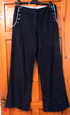 Mod / northern soul navy trousers size 12 /14  ( #Z6 )