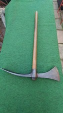 Large vintage French adze axe