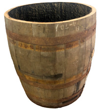 OAK WHISKY BARRELS - CHOOSE YOUR SIZE - WOODEN PLANTERS / TUB / MINI POND GARDEN