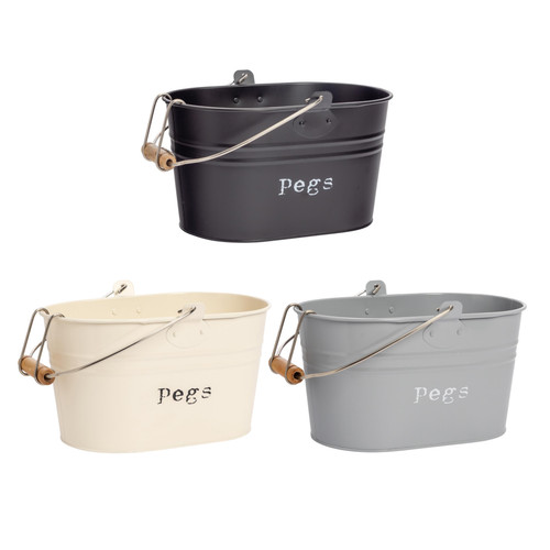Clothes peg bucket vintage - peg,