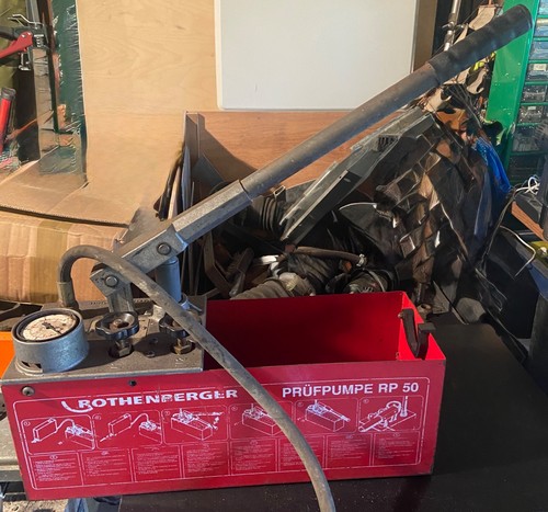 Rothenberger rp50 test pump - rothenberger,