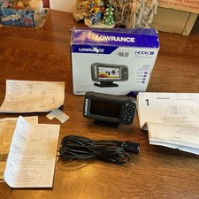 Lowrance HOOK2 4x Fish Finder with Bullet Skimmer Transducer