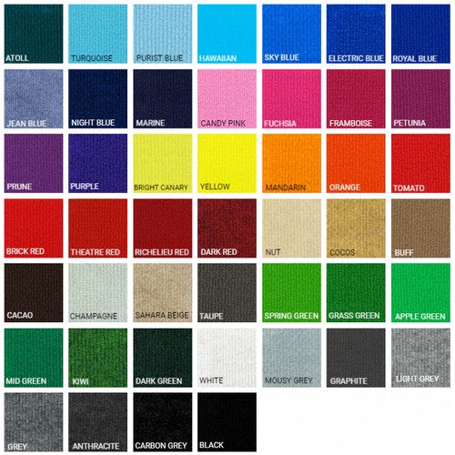 Cord ribbed budget carpet - ribbed,