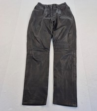 Leather Trousers 12 Black