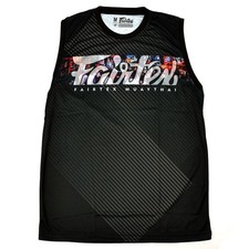 Fairtex MTT40 Muay Thai Tank Top - Pattaya Nightlife - Black Vest Kickboxing MMA