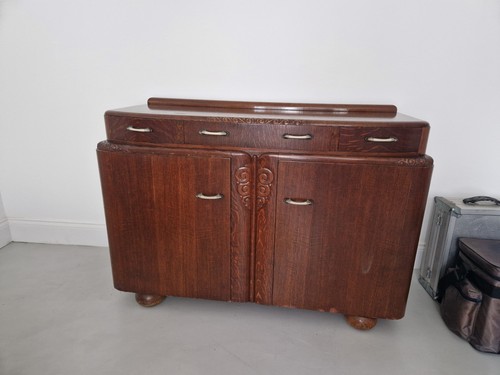 Art deco 1940 sideboard - art,