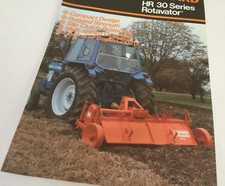 HOWARD Rotavator HR 30 Series Rotary Cultivator Original 1983 Sales Brochure