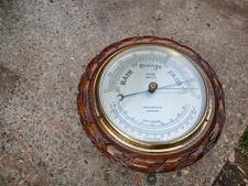 antique barometer Marine Aeronoid john barker and co Kensington