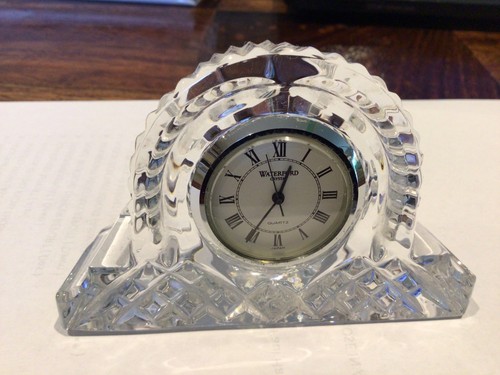 Waterford crystal clock - crystal,