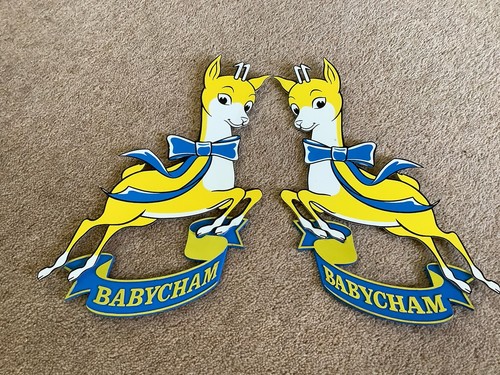Babycham advertising plastic