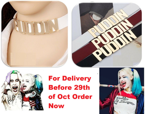 Harley quinn choker puddin - quinn,