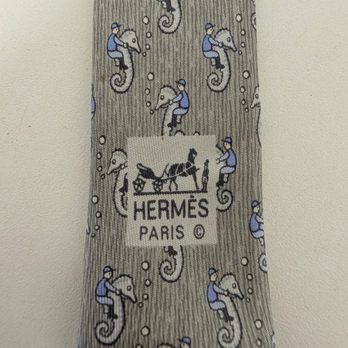 Hermes 7834 100 silk tie - 100%,