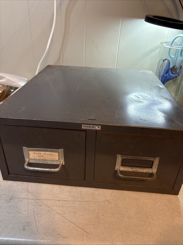 Vintage cole steel metal two - metal,