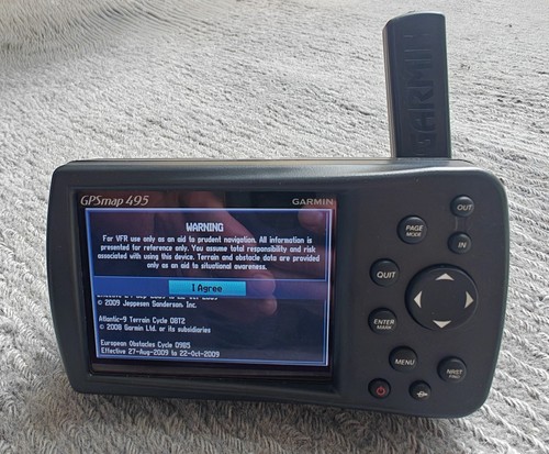 Garmin gps map - 495, aviation
