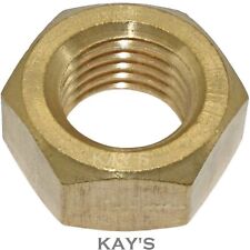 SOLID BRASS NUTS FULL HEXAGON FOR BOLTS & SCREWS M2 2.5 3 4 5 6 8 10 12 16 20