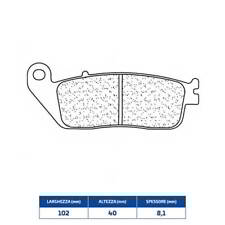 FRONT SINTERED BRAKE PADS
