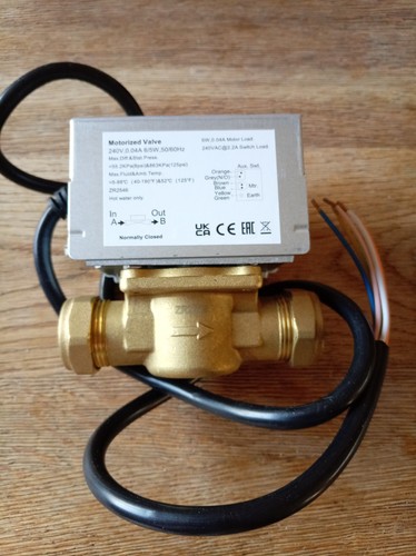 Port motorized zone valve - port,