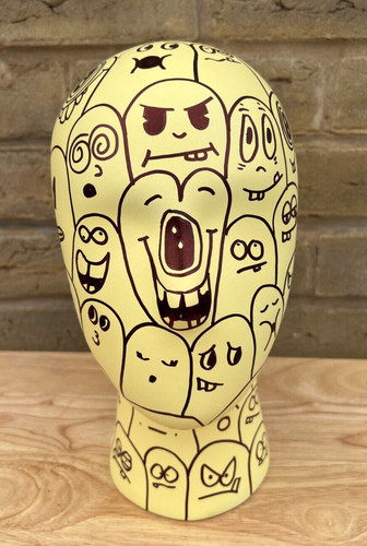 Unique mannequin head cartoon - unique,